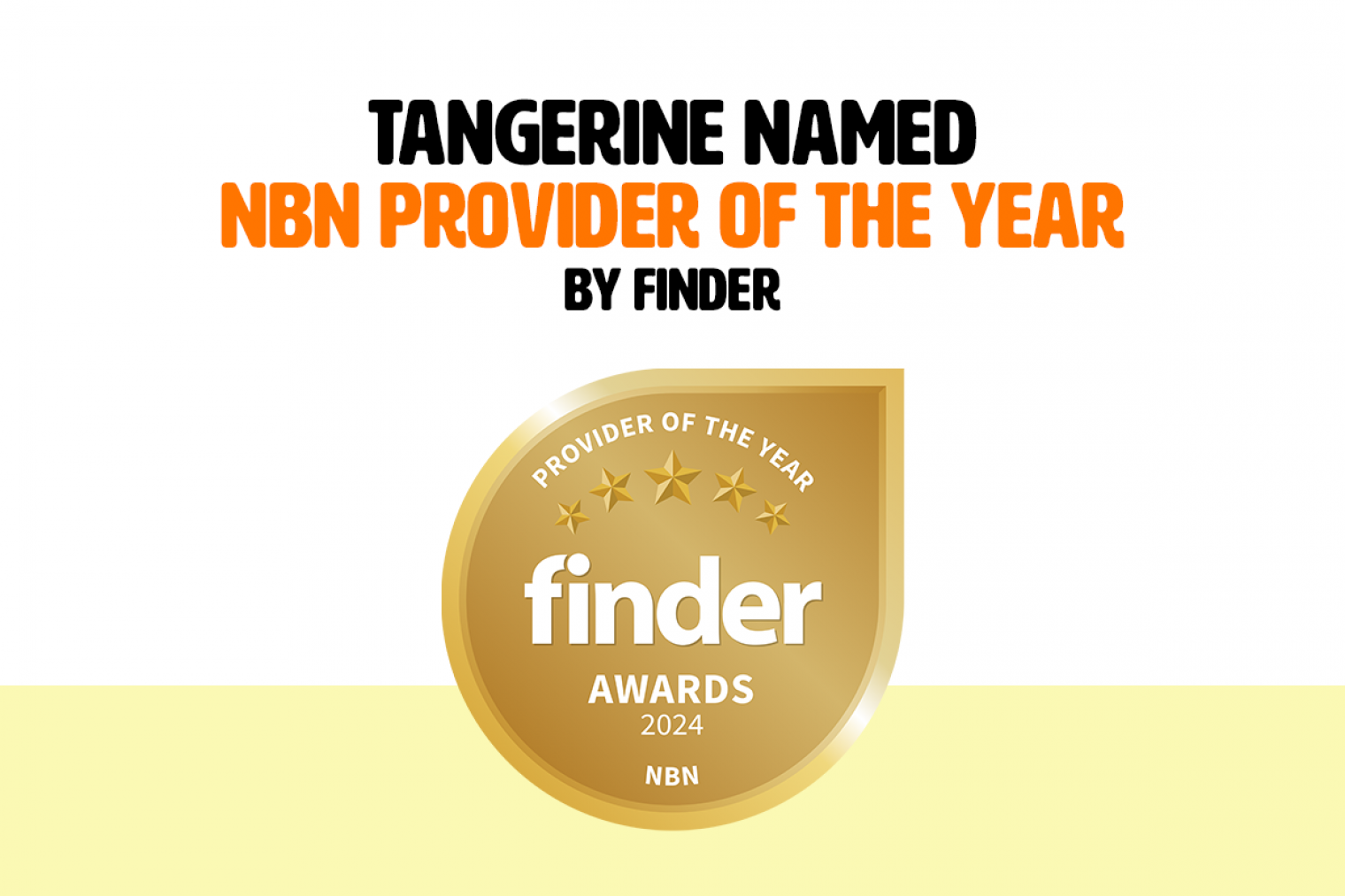 Tangerine bags NBN Provider of the Year in 2024 Finder Awards