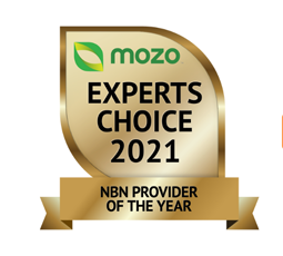 We won the Mozo Experts Choice nbn<sup>®</sup> Provider of the Year!